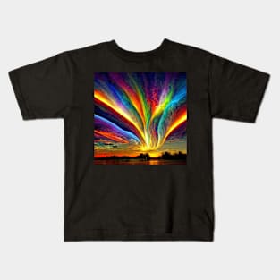 A Colorful sky - best selling Kids T-Shirt